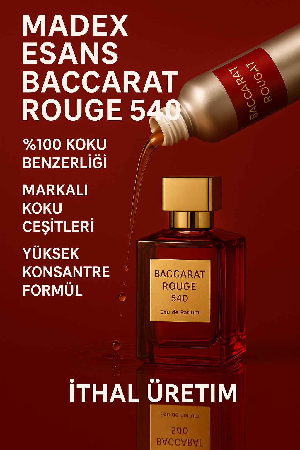 783f59fc-7467-4b3f-bc0e-6f323facb497 BACCARAT 540 ROUGE PARFÜM ESANSI İTHAL - Görsel 1